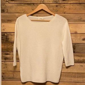 Aritzia Wilfred Blanchard Ivory Sweater